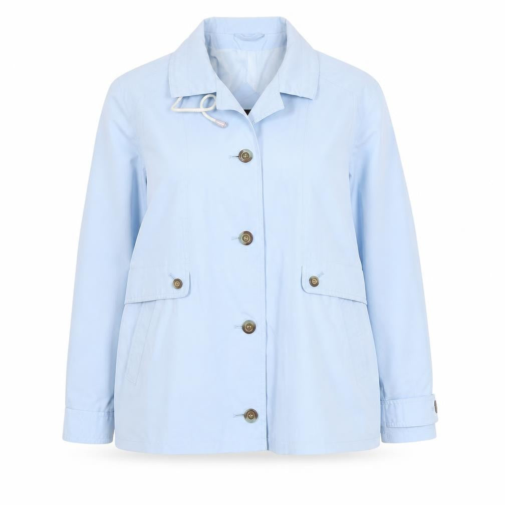 David Barry Women's Blue Size 16 Buttoned Casual Jacket