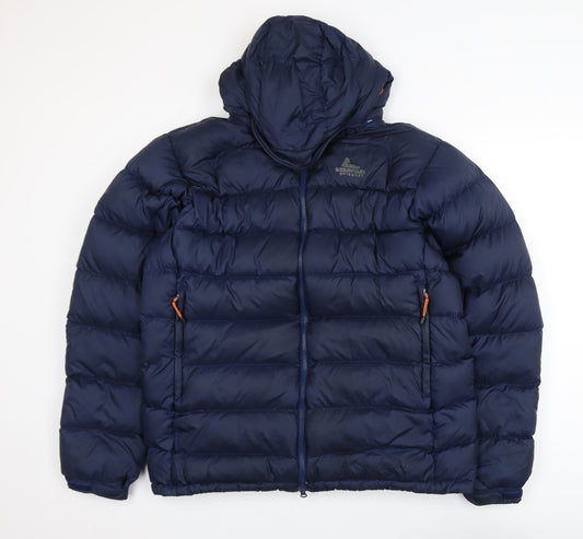 Mountain Equipment Men's Blue Lightline Down Puffer Jacket Size L
