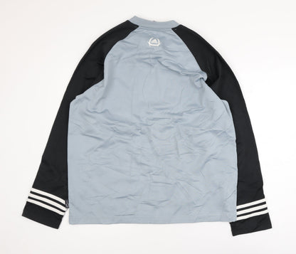 Adidas Men's Blue Long Sleeve Pullover Sports Sweatshirt M