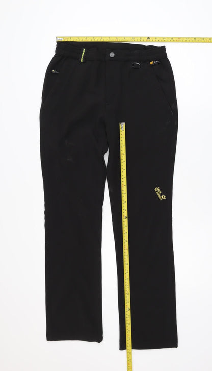 Jack Wolfskin Men's Black 2XL Softshell Outdoor Trousers