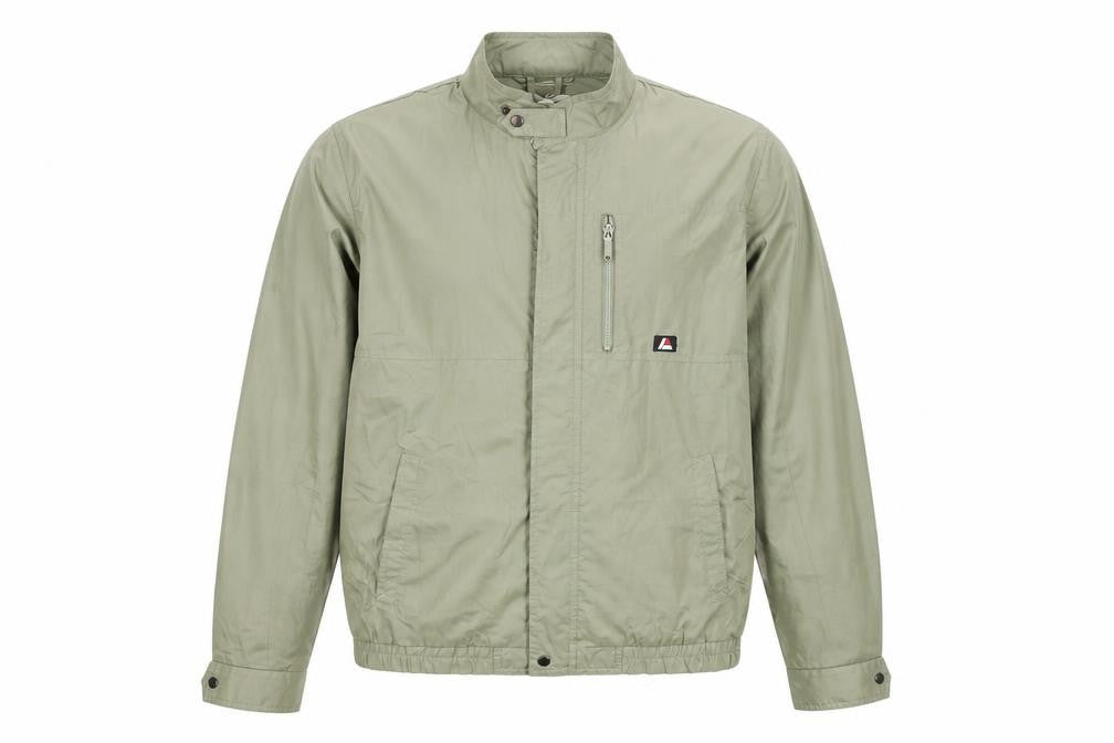 Lord Anthony Men's Green M Windbreaker Nylon Jacket Casual