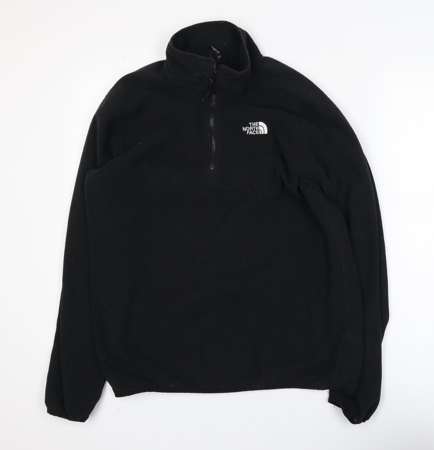 The North Face Men's Black Fleece 1/4 Zip Activewear Jacket L