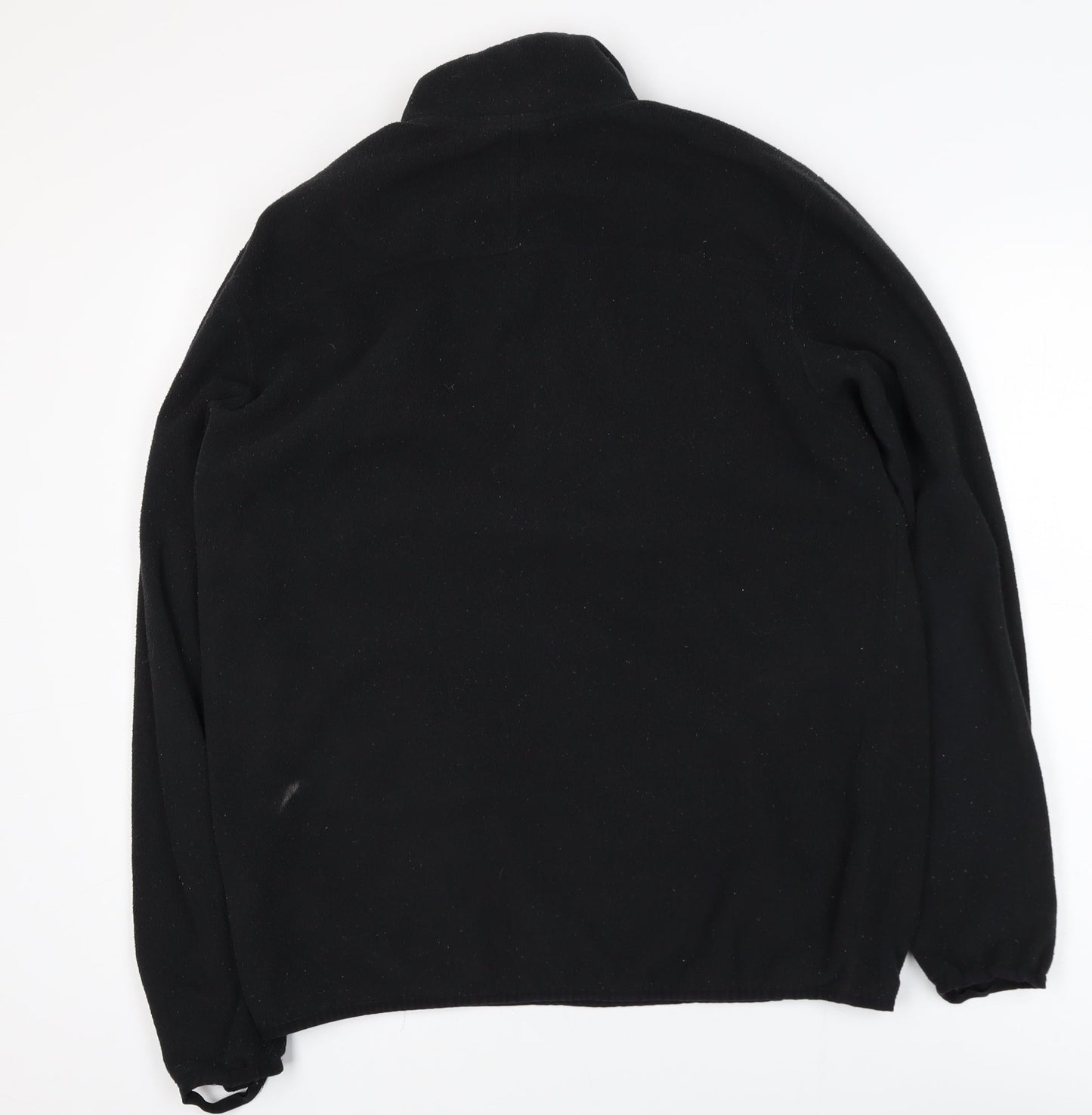 The North Face Men's Black Fleece 1/4 Zip Activewear Jacket L