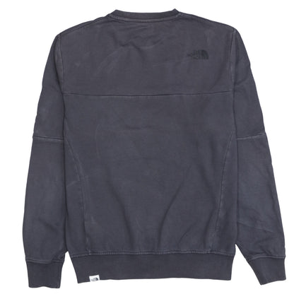 The North Face Men's Grey Cotton Crew Neck Sweatshirt M