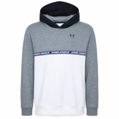Front view of Under Armour Teens Grey Pullover Hoodie XL Sports Fleece