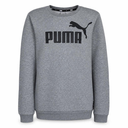Puma Boys Grey Crew Neck Logo Pullover Sweatshirt 15-16 Years