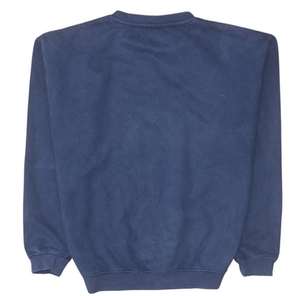 Ellesse Women Navy Blue Crew Neck Pullover Sweatshirt UK 10