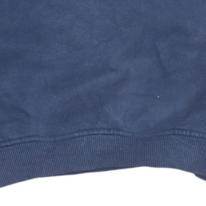 Ellesse Women Navy Blue Crew Neck Pullover Sweatshirt UK 10