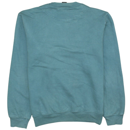Diesel Men’s Blue Cotton Crew Neck Sweatshirt Size S