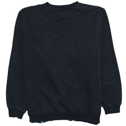 Adidas Men's Black XL Pullover Sweatshirt Crew Neck Graphic Logo Top
