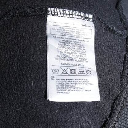 Adidas Men's Black XL Pullover Sweatshirt Crew Neck Graphic Logo Top