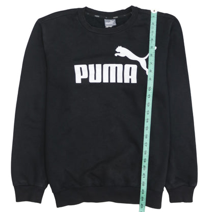 Puma Men's Black XS Pullover Crew Neck Graphic Sweatshirt