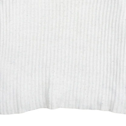 Carhartt Men White Chunky-Knit Wool Pullover Jumper M