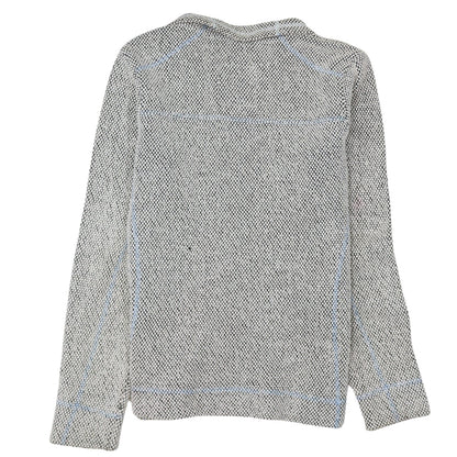 Weird Fish Women's Grey 1/4 Zip Pullover Sweatshirt Size 10 Cotton Blend