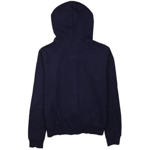 Puma Womens Navy Blue Full Zip Hoodie Size 12 Hooded Sweatshirt