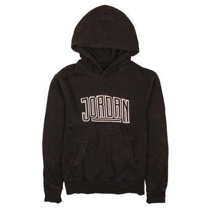 Jordan Mens Black Pullover Hoodie Size M Embroidered Logo