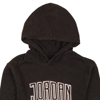 Jordan Mens Black Pullover Hoodie Size M Embroidered Logo
