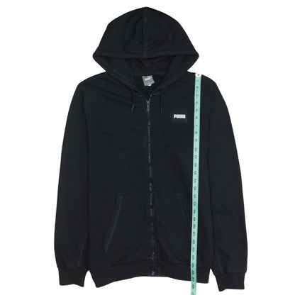 Puma Women's Black Full Zip Hoodie XL Lightweight Casual Sweatshirt