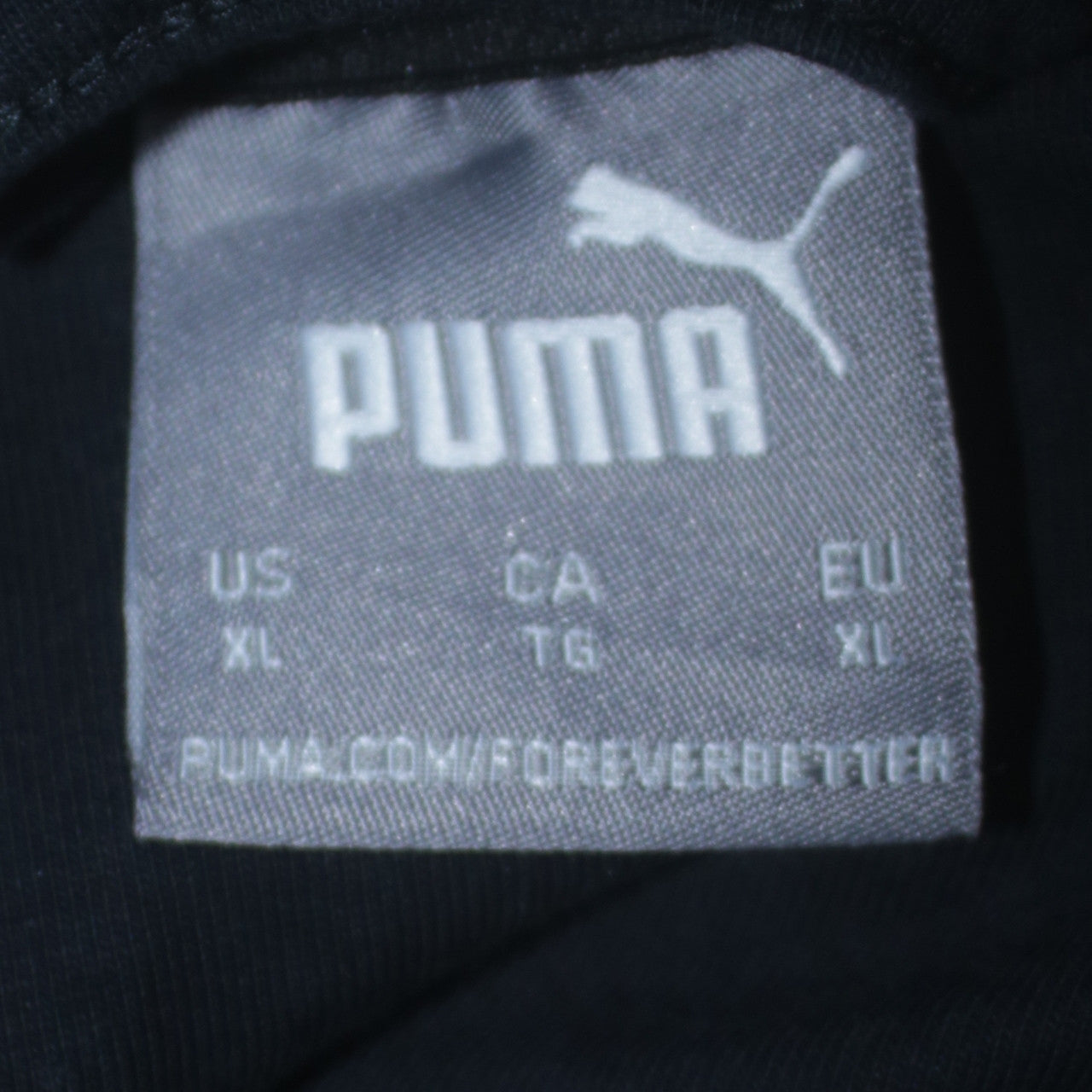 Puma Women's Black Full Zip Hoodie XL Lightweight Casual Sweatshirt