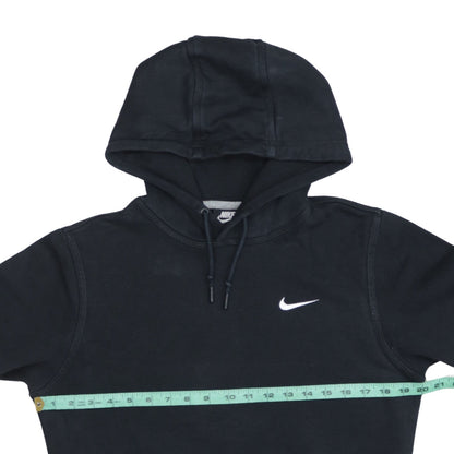 Nike Men's Black Small Pullover Hoodie Sweatshirt with Embroidered Logo