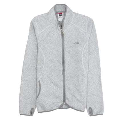 The North Face Womens Grey Full Zip Fleece Sweatshirt XL