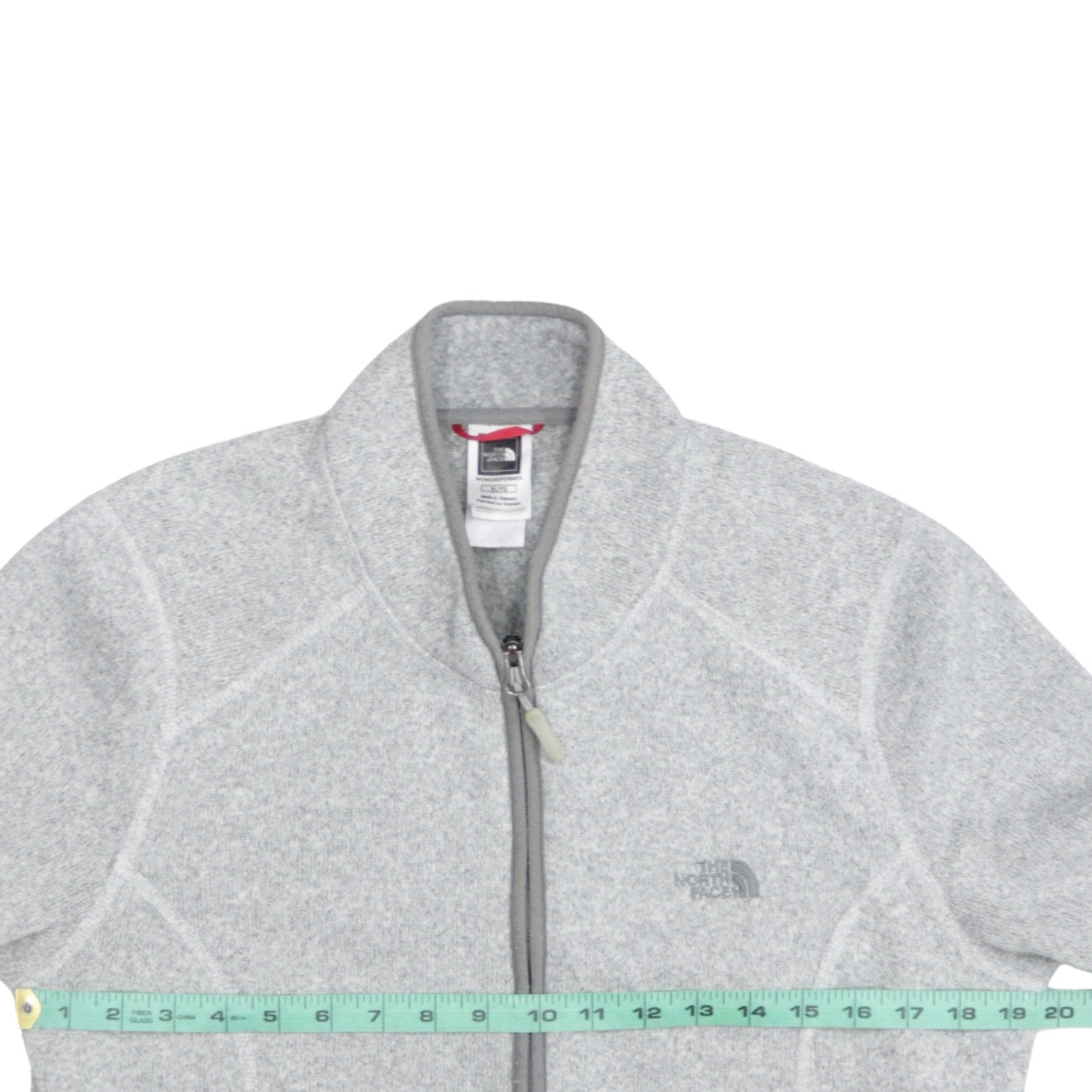 The North Face Womens Grey Full Zip Fleece Sweatshirt XL