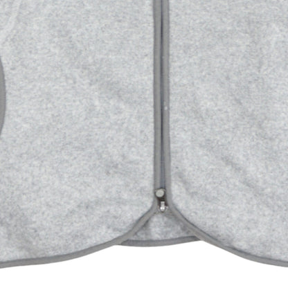 The North Face Womens Grey Full Zip Fleece Sweatshirt XL