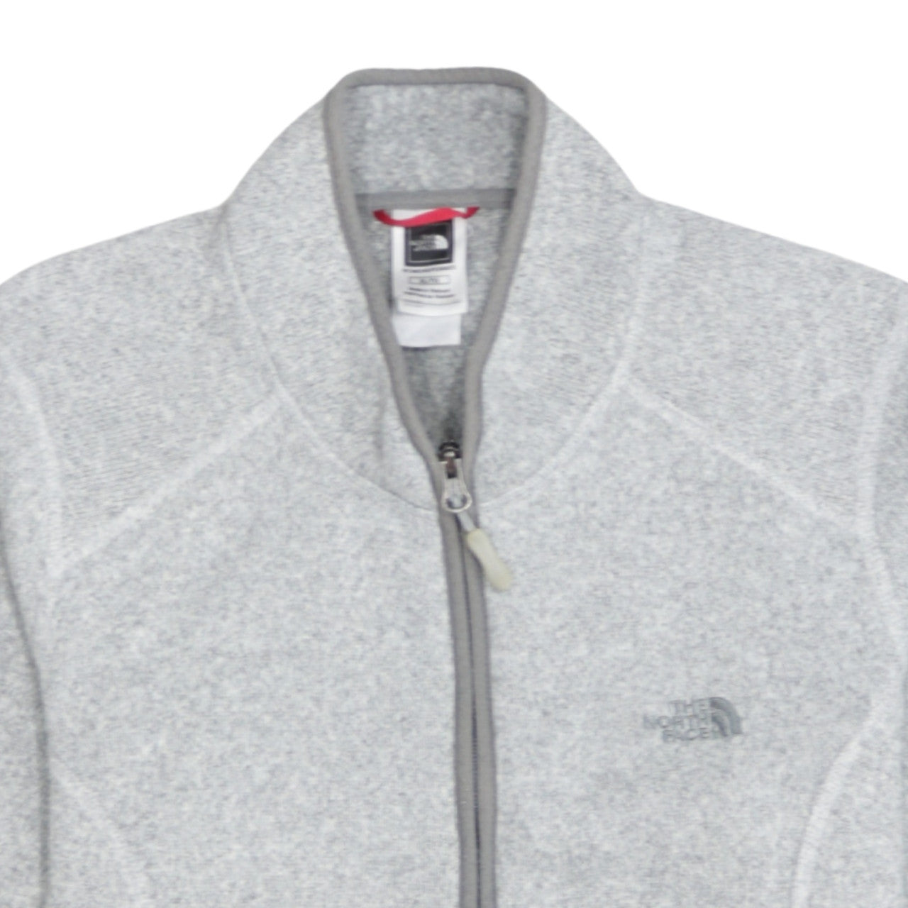 The North Face Womens Grey Full Zip Fleece Sweatshirt XL