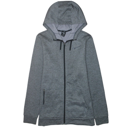 Nike Men's Grey Dri-Fit Full Zip Hoodie Size M Regular Fit