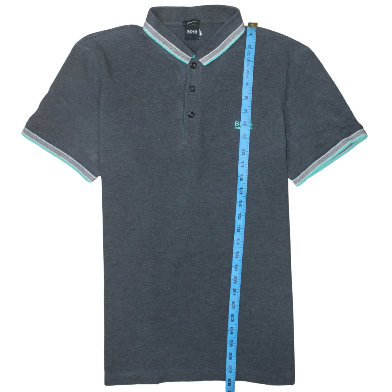 Hugo Boss Mens Grey Regular Fit 2XL Short Sleeve Polo Shirt