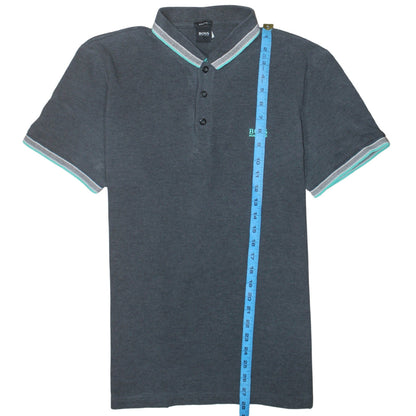 Hugo Boss Mens Grey Regular Fit 2XL Short Sleeve Polo Shirt