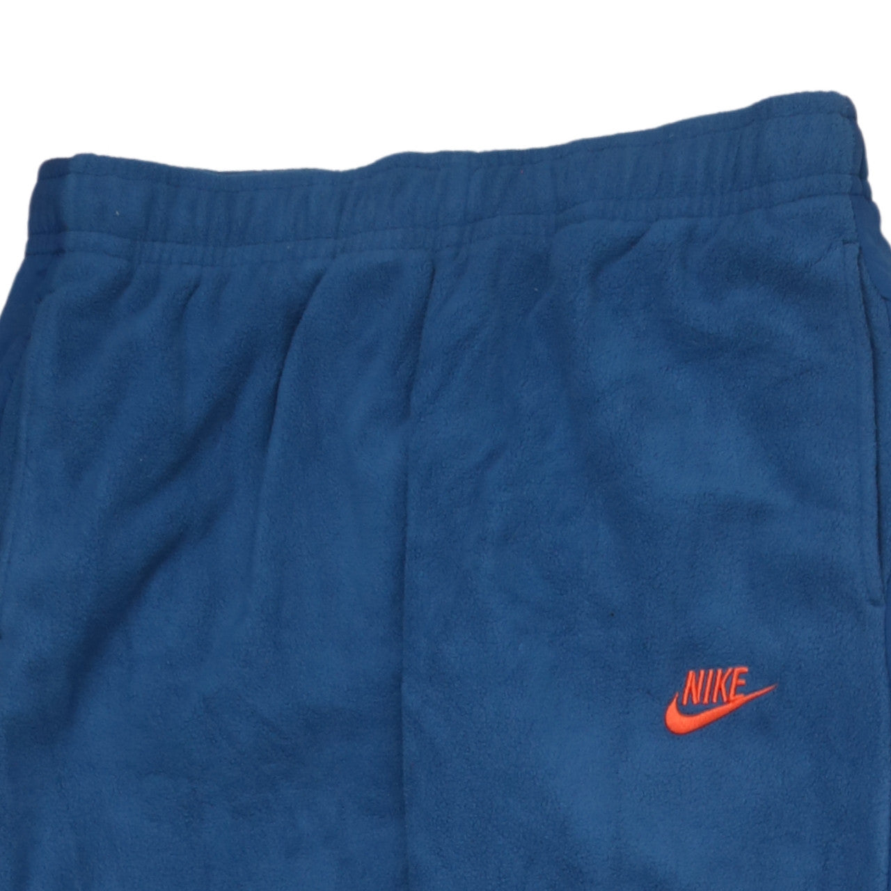 Nike Men's Blue Fleece Sweatpants M Regular Fit Elastic Waist