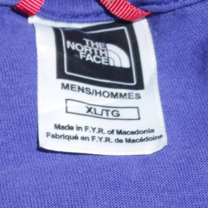 The North Face Men's Blue XL Graphic Cotton T-Shirt