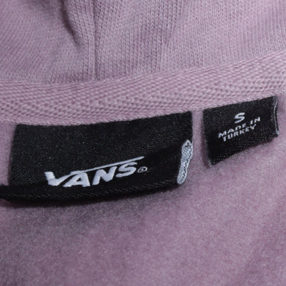 Vans Women’s Purple Pullover Hoodie S Cotton Blend Logo Casual