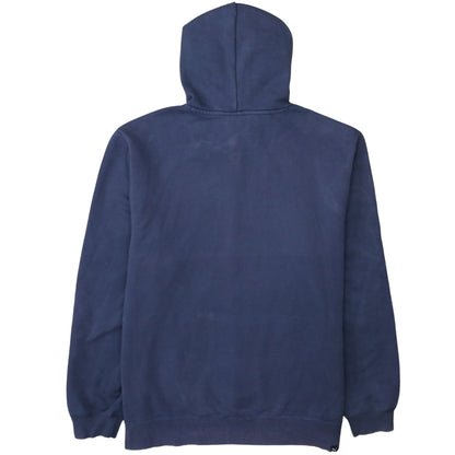 Puma Mens Navy Blue Logo Pullover Hoodie XXL Relaxed Fit