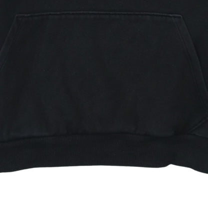 Puma Men’s Black Pullover Hoodie Medium Fleece Logo Sweatshirt