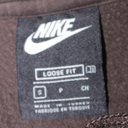 Nike Men's Black Small Loose Fit Pullover Hoodie