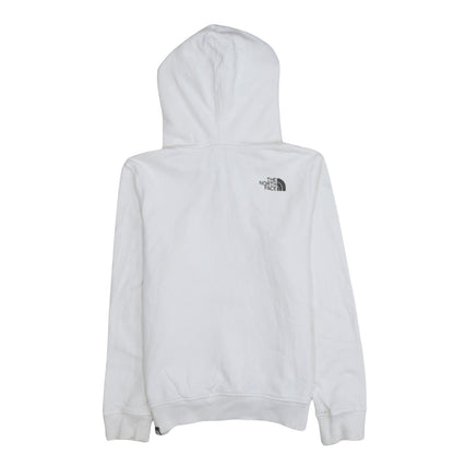 The North Face Boys White Cotton Pullover Hoodie Size L Youth