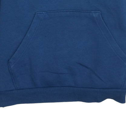 Puma Boys Blue Pullover Hoodie 15-16 Years Regular Fit Logo Sweatshirt