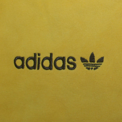 Adidas Boys Yellow Crew Neck Logo Sweatshirt Size 11-12 Years