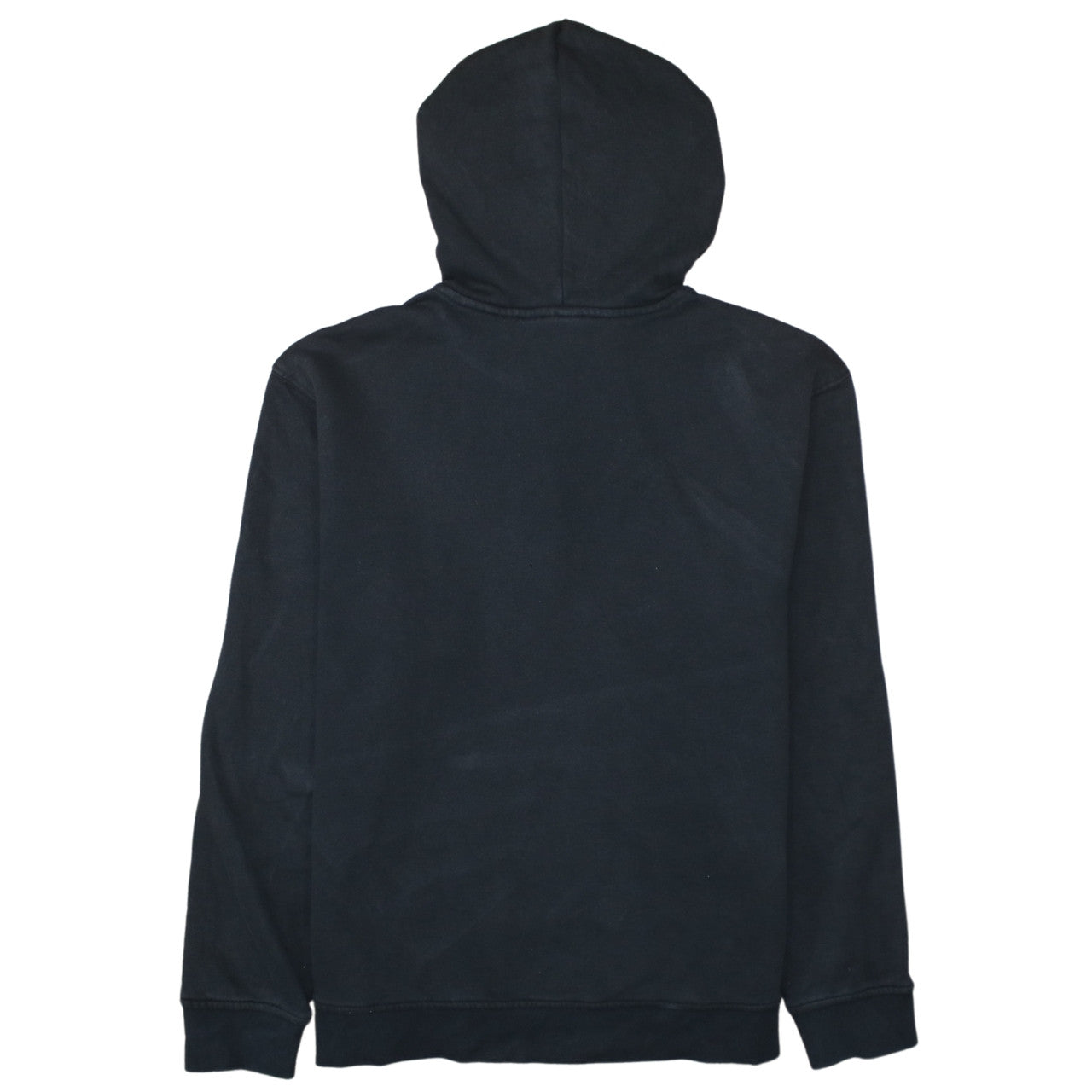 adidas Mens Black Pullover Hoodie Size L Hooded Fleece Sweatshirt