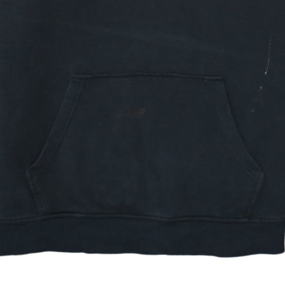 adidas Mens Black Pullover Hoodie Size L Hooded Fleece Sweatshirt