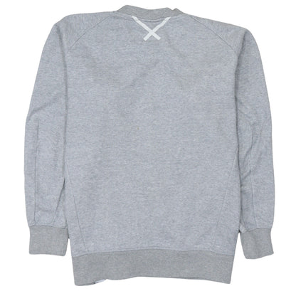 Adidas Mens Grey Crew Neck Pullover Sweatshirt Size M