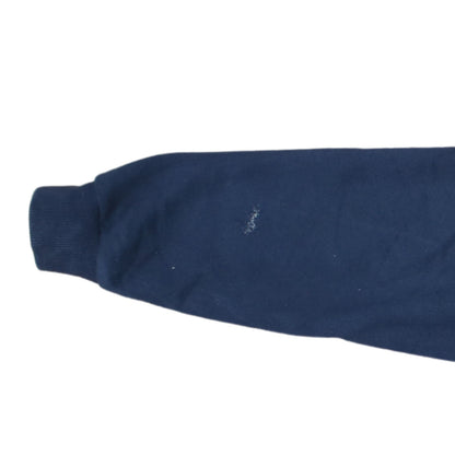 Umbro Men's Blue Full Zip Hoodie Small Embroidered Sportswear