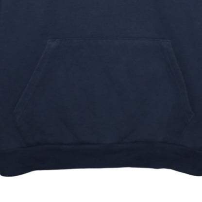 Puma Men's Blue Pullover Hoodie L Logo Print Sportswear