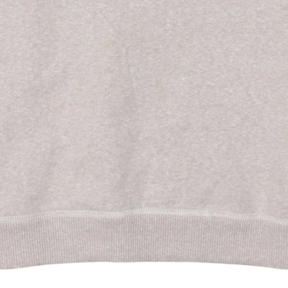 Tommy Hilfiger Denim Womens Beige XS Sequin Logo Pullover Sweatshirt