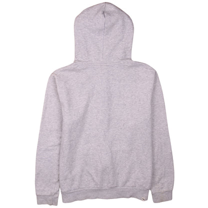 Puma Women's Grey Full Zip Hoodie Size 14 L Hooded Sweatshirt