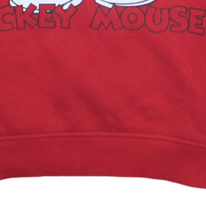 Disney at Primark Girls Red Mickey Mouse Sequin Christmas Sweatshirt 13-14 Years