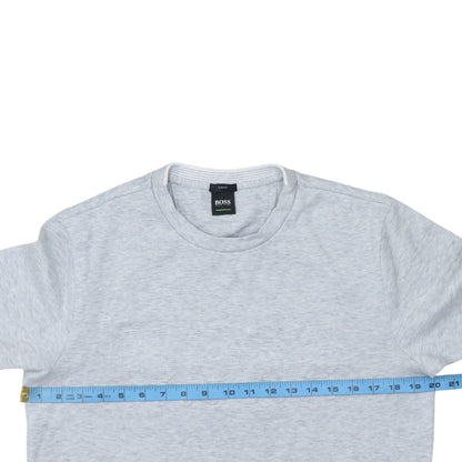 Hugo Boss Men's Grey Slim Fit Crew Neck Sweatshirt M