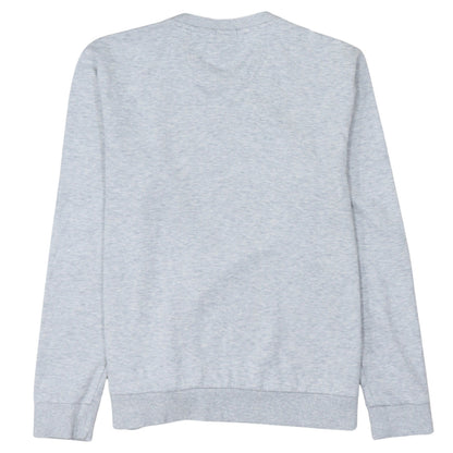Hugo Boss Men's Grey Slim Fit Crew Neck Sweatshirt M